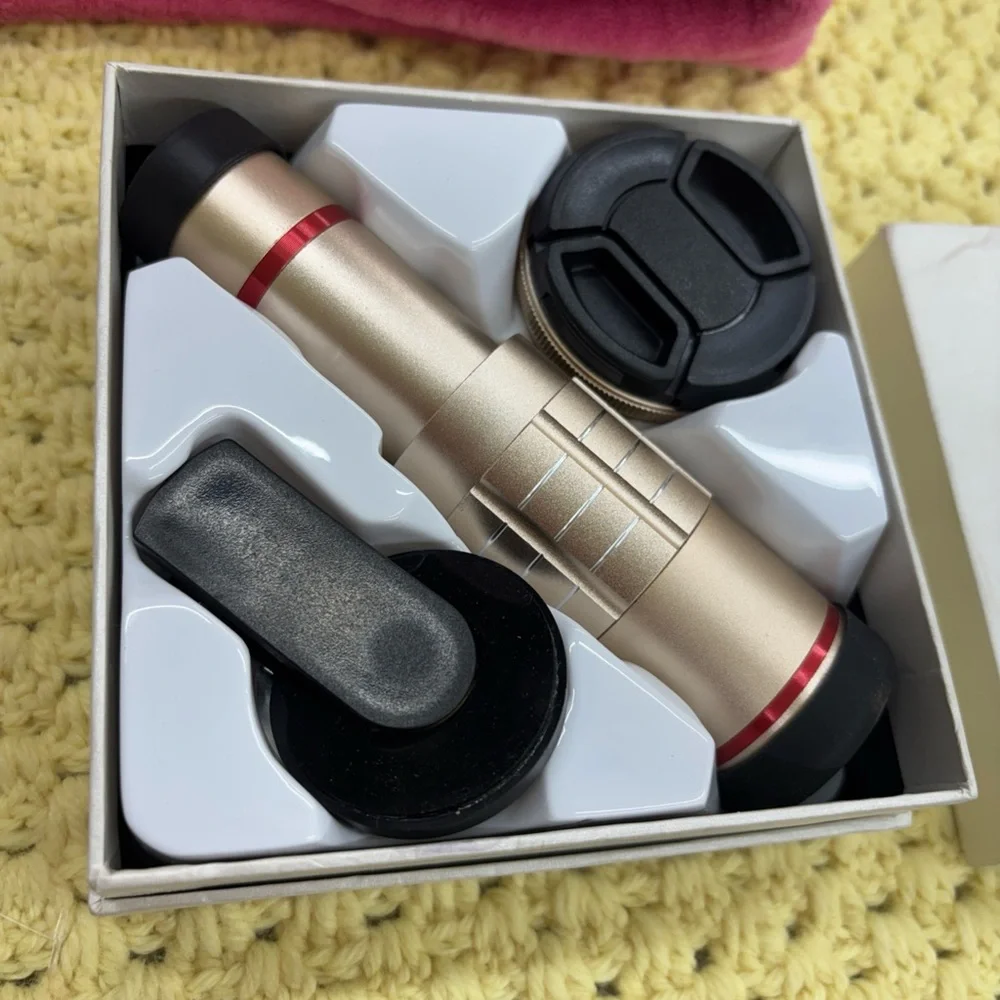 Mobile phone lens in original box
